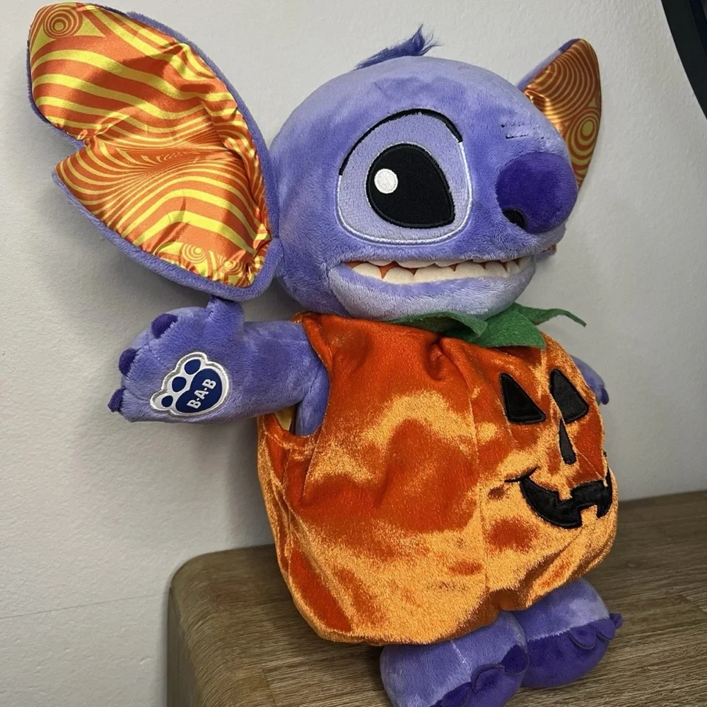 Build a Bear Halloween Stitch Wicked Mischief Disney‎ with PumpkinOutfit